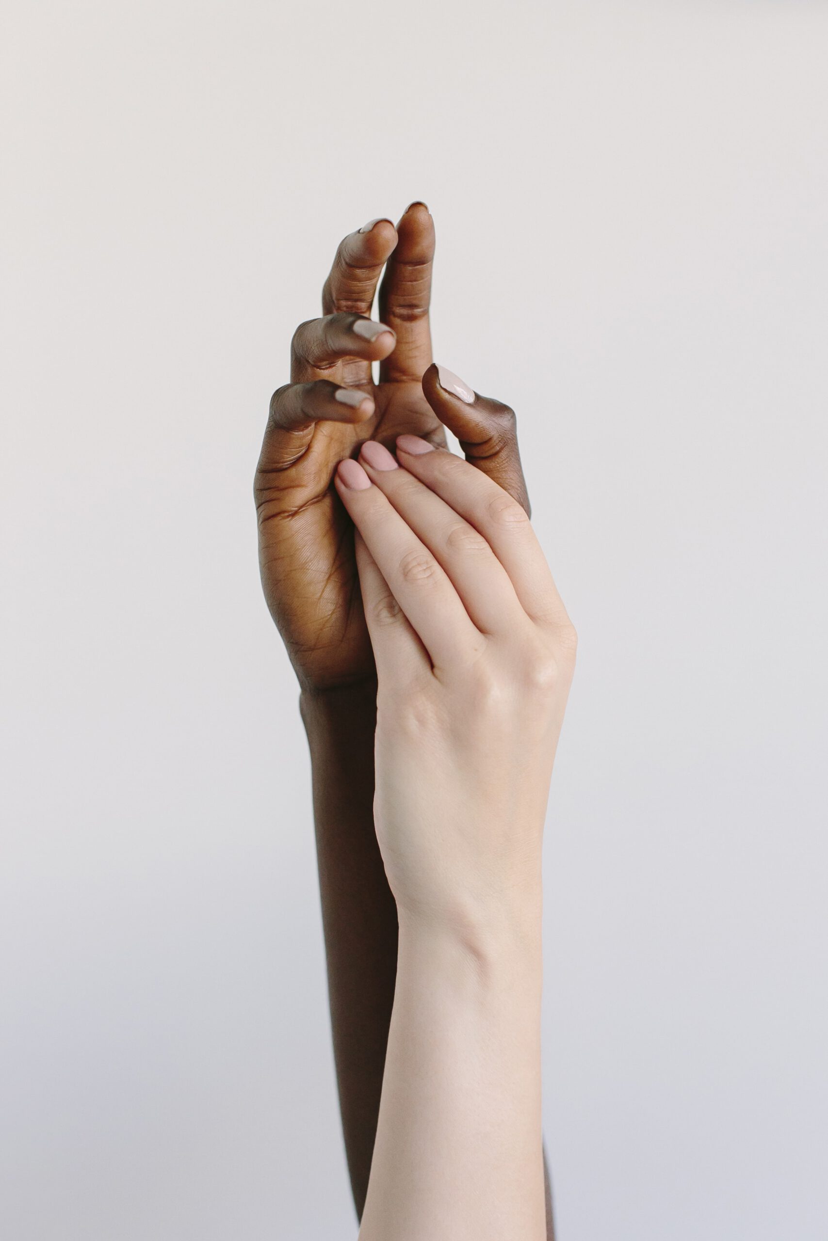 Nahaufnhame von Händen zweier Personen