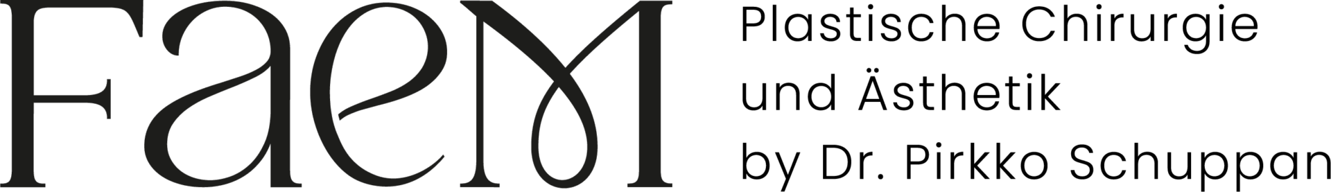 FAEM Logo – Plastische Chirurgie und Ästhetik by Dr. Pirkko Schuppan