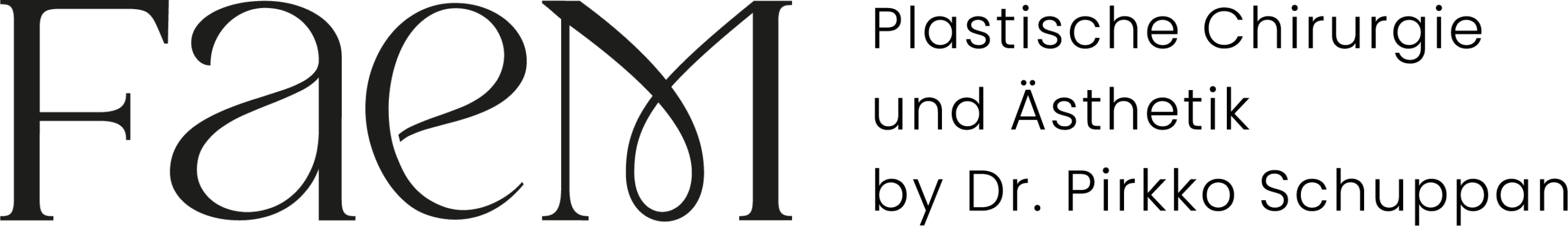 FAEM Logo – Plastische Chirurgie und Ästhetik by Dr. Pirkko Schuppan